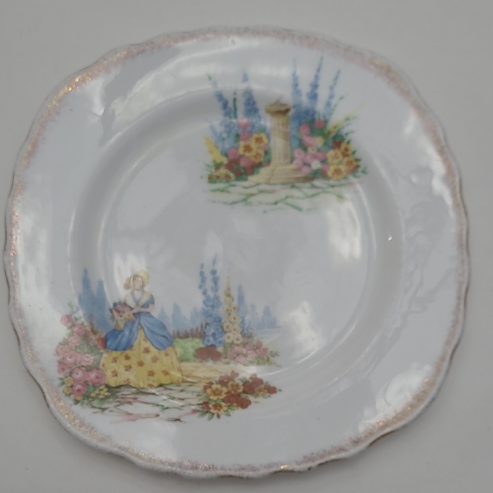 Vintage English Dessert Plate
